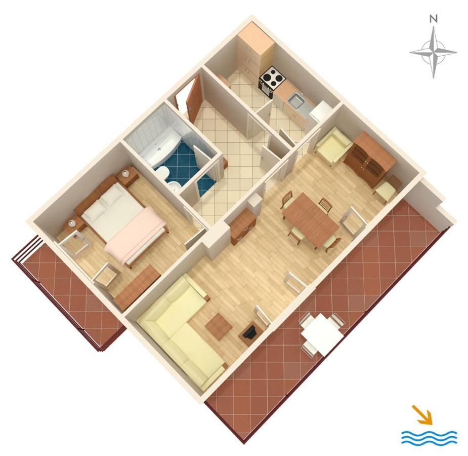 Apartments By The Sea Molunat, Dubrovnik - 8550 Kültér fotó
